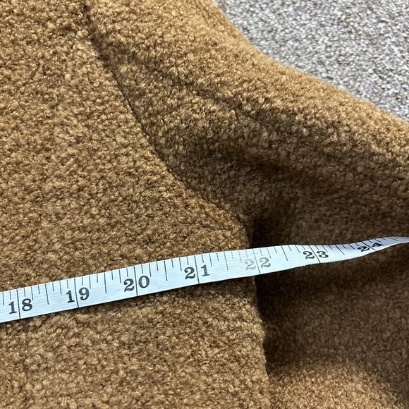 ASTR THE LABEL Camel Cropped Jacket Women's Size XL Brown - Wool Blend - Picture 3 of 8